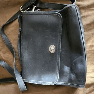 Classic Black Leather Men's Bag